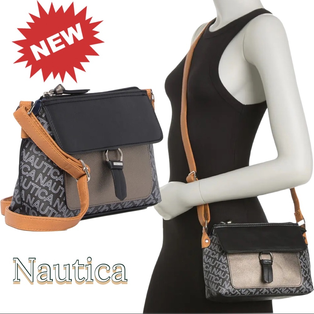 🆕 Nautica Citadel Logo Crossbody Bag